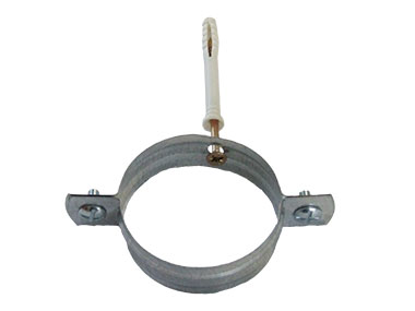 Round Downpipe Bracket  - Used to fasten a round galvanized downpipe
