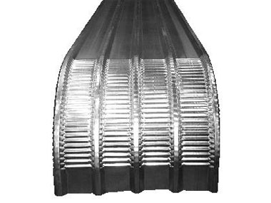 Gutter Bullnose - Manufactured from SABS-quality galvanised steel in varying thickness depending on customer's needs.